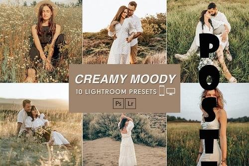 10 Creamy moody presets, Mobile & Desktop preset