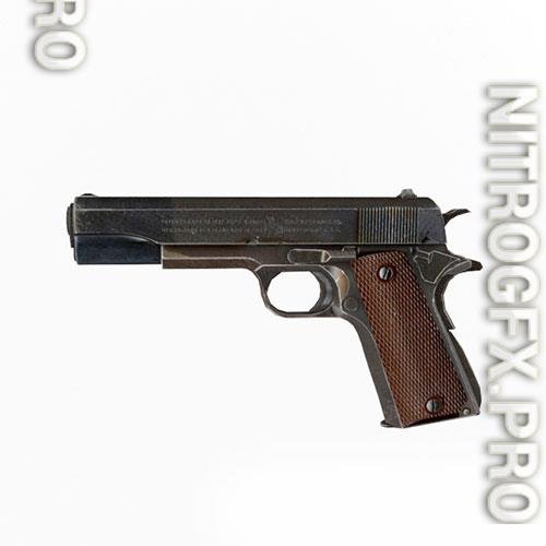 3D Models Colt M1911 pistol