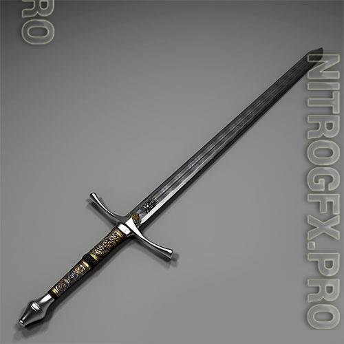 3D Models Old sword