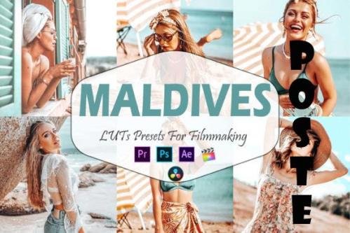 10 Maldives Video LUTs Presets
