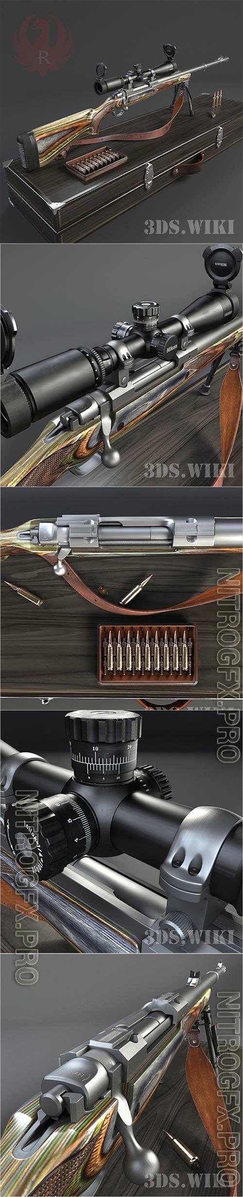 3D Models Ruger Guide Gun