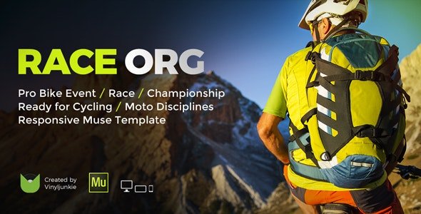 ThemeForest - RaceOrg v1.0 - Pro Cycling Mountain Bike Event / Race / Competition Muse Template - 19983205