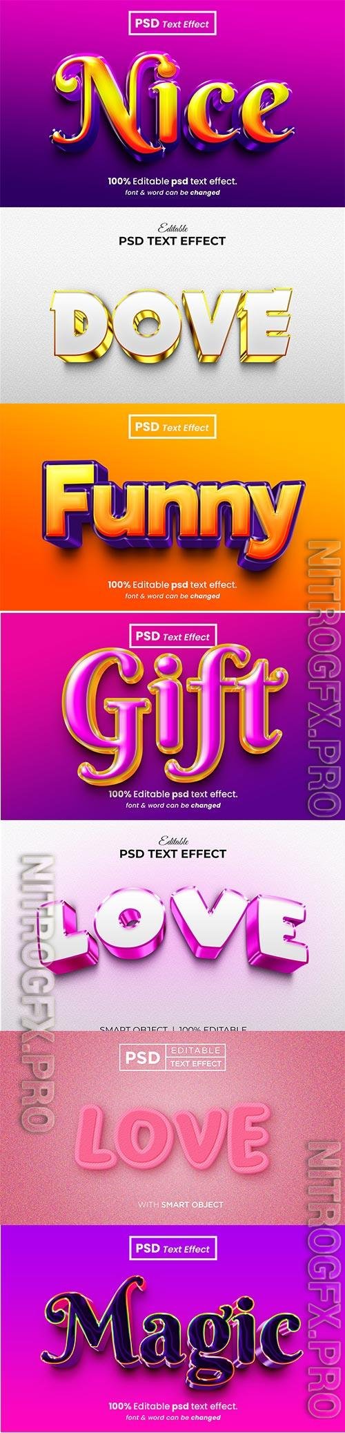 Psd text effect set vol 159