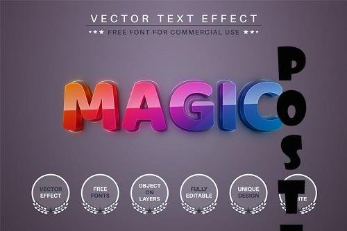 Magic - Editable Text Effect - 6972258