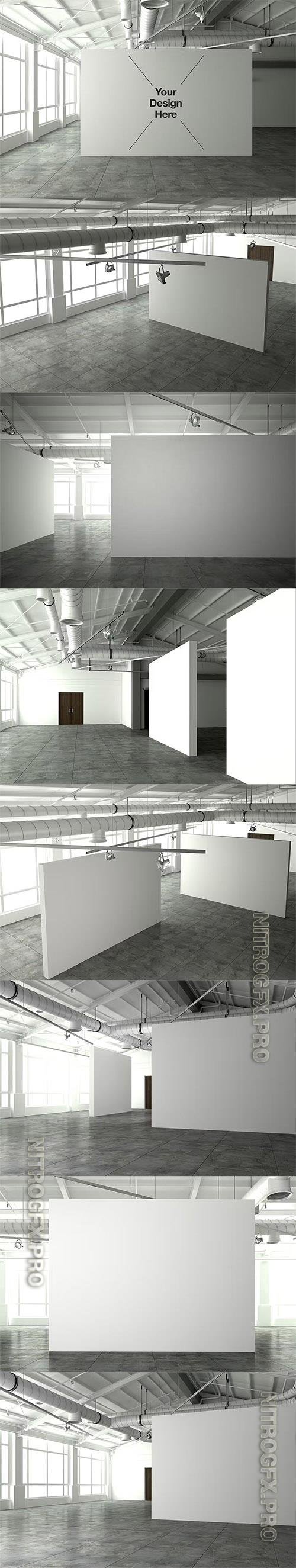 Gallery / Wall Graphic Mockup