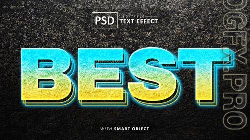 Best glow text effect editable psd