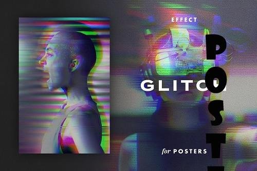 Glitch Photo Effect for Posters - 6974817
