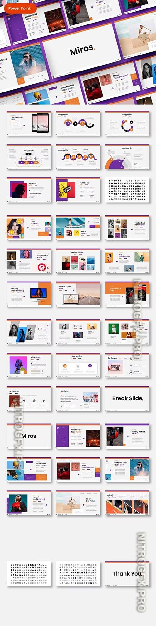 Miros - Business Powerpoint, Keynote and Google Slides Templates