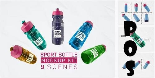 Sport Bottle Kit Mockup - 7003269