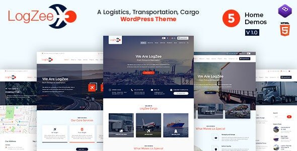 ThemeForest - Logzee v1.0.0 - Logistics, Transportation, Cargo WordPress Theme (Update: 4 June 21) - 23775943