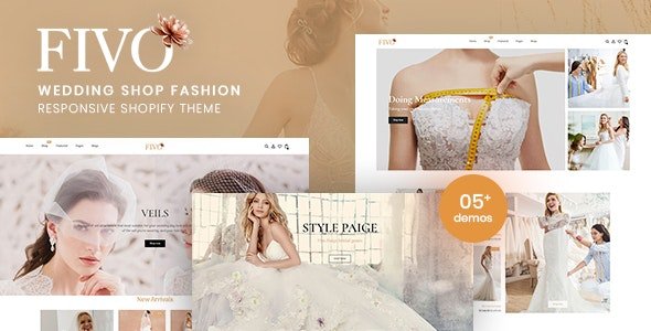 ThemeForest - Fivo v1.0.0 - Wedding Shop Fashion Responsive Shopify Theme - 32537459