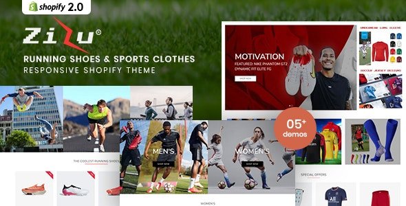 ThemeForest - Zizu v1.0.0 - Running Shoes & Sports Clothes Shopify Theme - 34764547