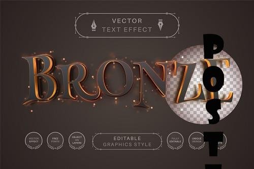 Bronze - Editable Text Effect - 7039019
