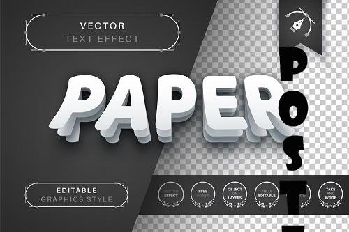 Office Paper - Editable Text Effect - 7092675
