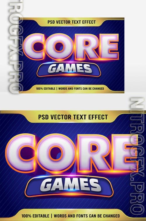 Beautiful text effect 3D Effect Games