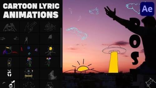 Cartoon Lyric Animations for After Effects - 36947162