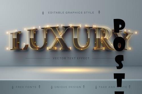 Luxury Light - Editable Text Effect - 7131081