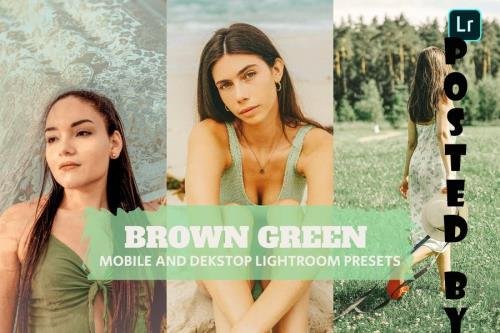Brown Green Lightroom Presets Dekstop and Mobile