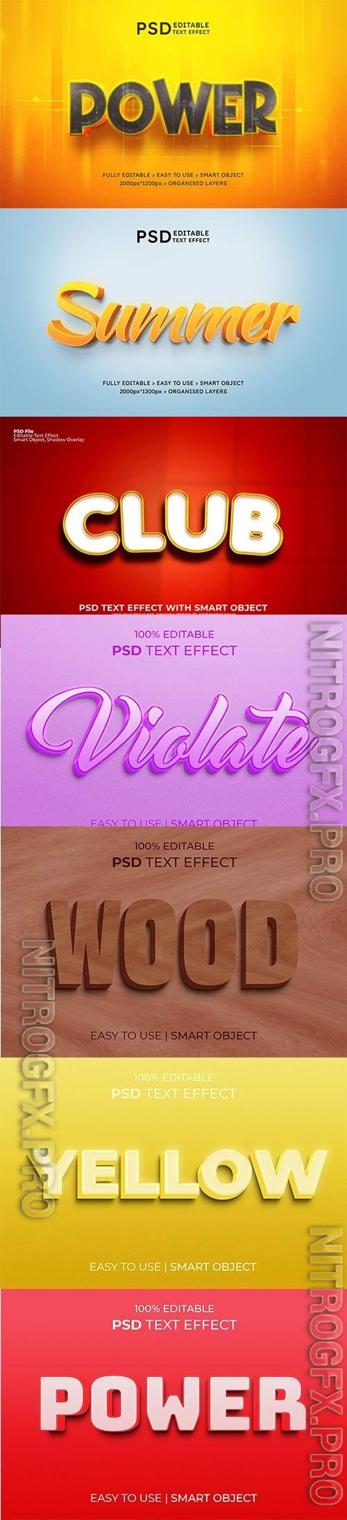 Psd text effect set vol 591