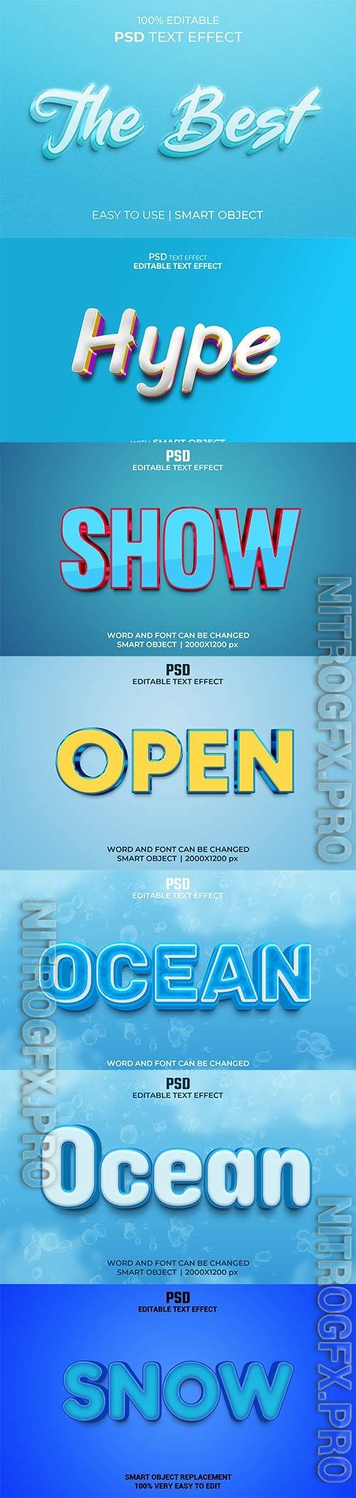 Psd text effect set vol 590