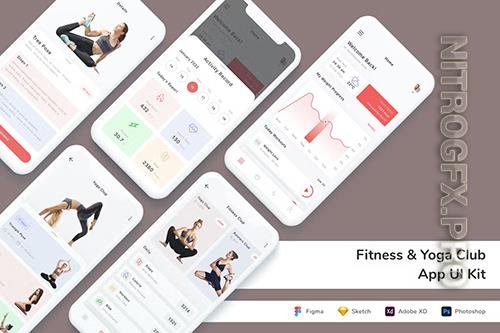 Fitness & Yoga Club App UI Kit