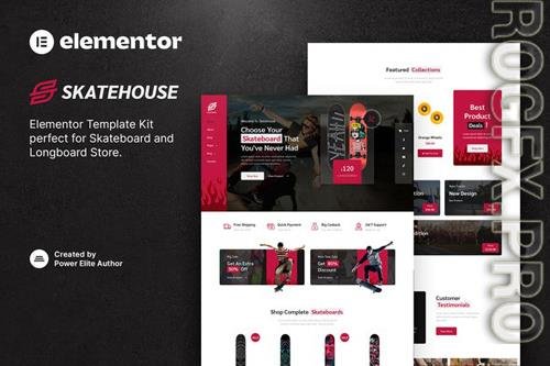 Themeforest Skatehouse - Skateboard & Extreme Sport Shop Elementor Template Kit 37316328