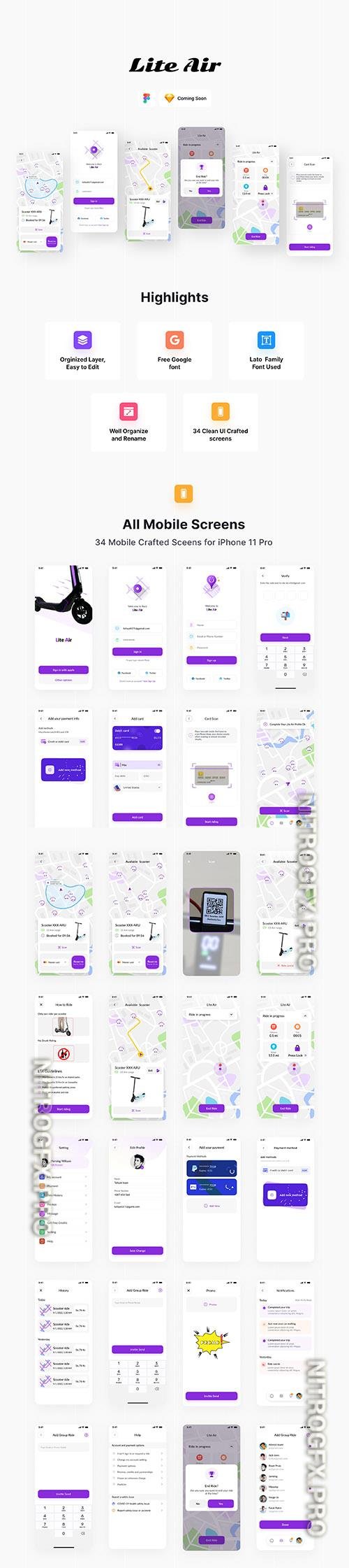 UI8 - Scooter Booking App
