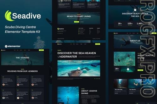 Themeforest Seadive - Scuba Diving Centre Elementor Template Kit 36946325