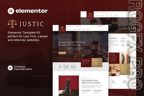 Themeforest Justic - Law Firm & Legal Services Elementor Template Kit