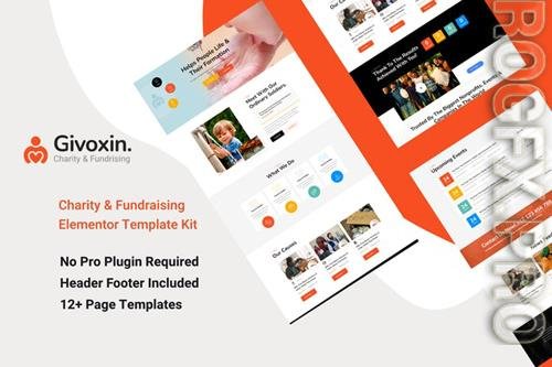 Themeforest Givoxin - Charity Elementor Template Kit