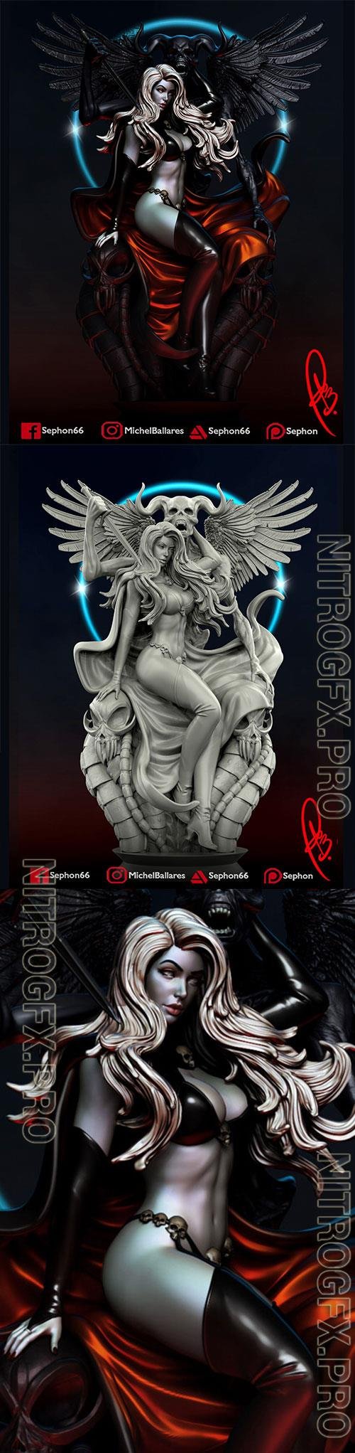 Lady Death by Creative Geek MB 3D Print Model