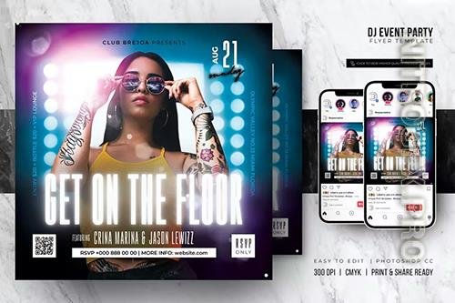 Night Club Party Flyer Template  PSD