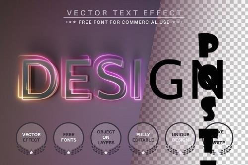 Design Unicorn Editable Text Effect - 7241266