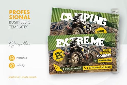 Off-Road Adventure Business Card Templates PSD