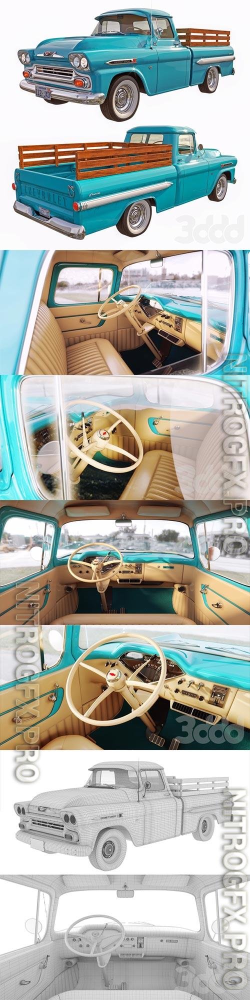 Chevrolet Apache 1959 3D Model