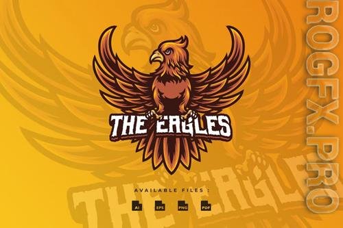 Eagle Mascot Logo V. 02