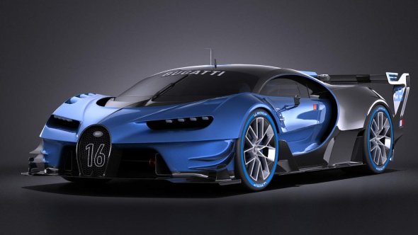Bugatti Vision Gran Turismo Concept 2015 3D