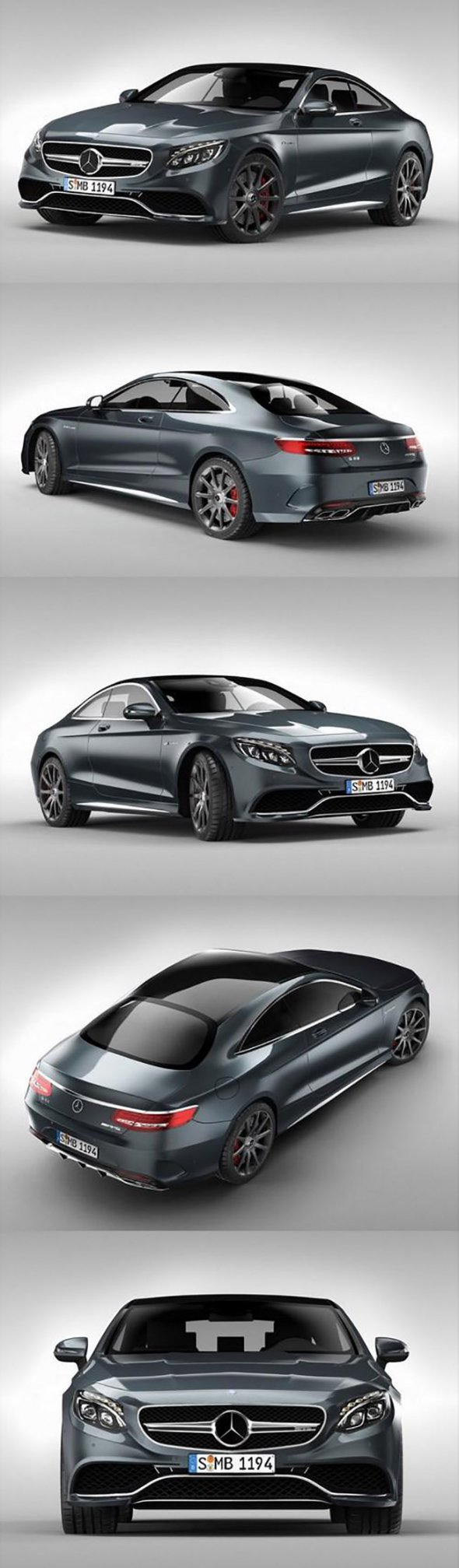 Mercedes Benz S63 AMG Coupe 2015 3D