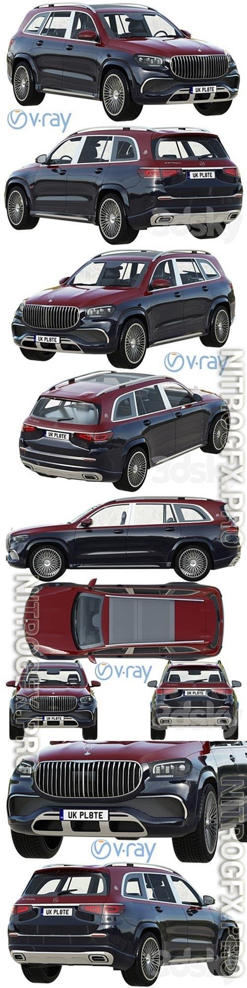 Mercedes-Benz Maybach GLS 3D Model