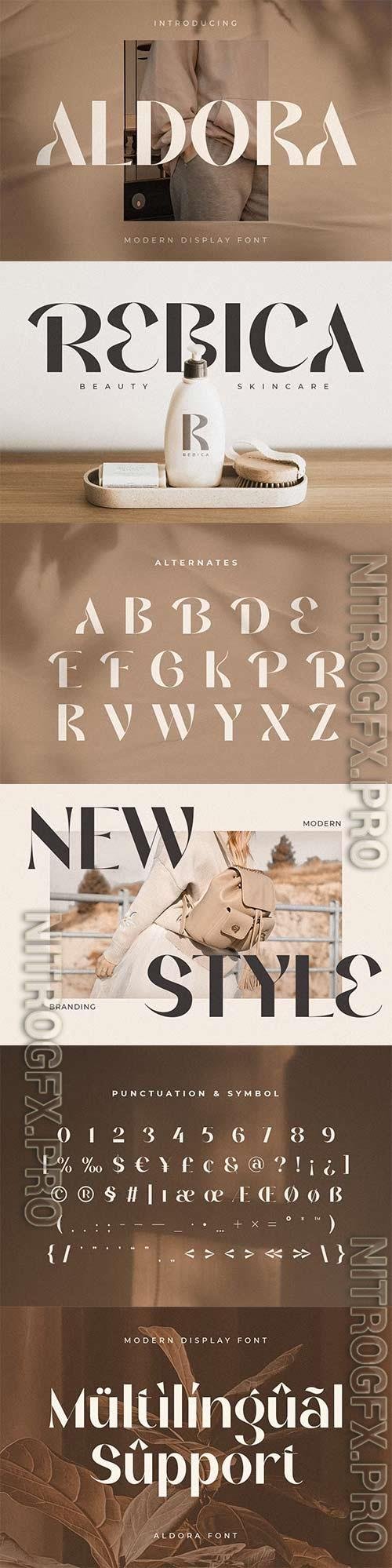 OTF Aldora - Modern Display Font