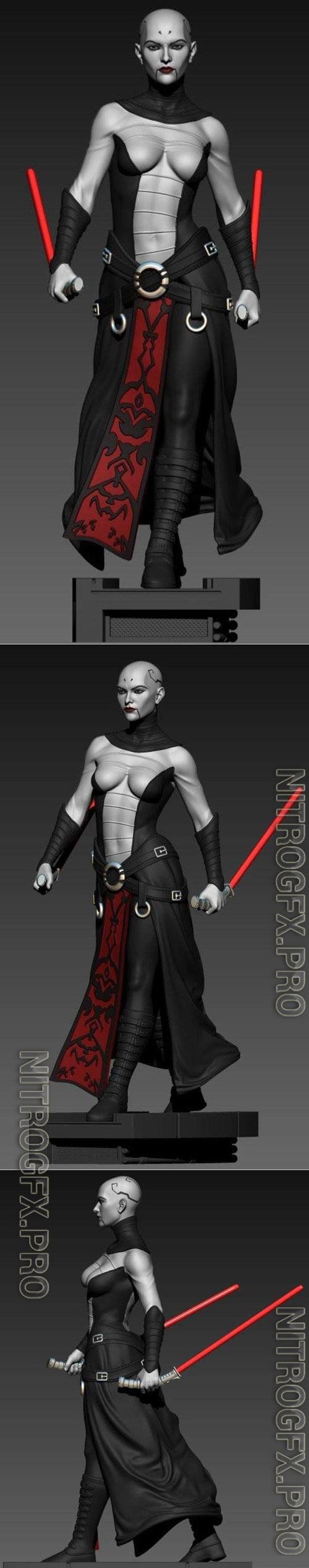 Asaj Ventress 3D STL