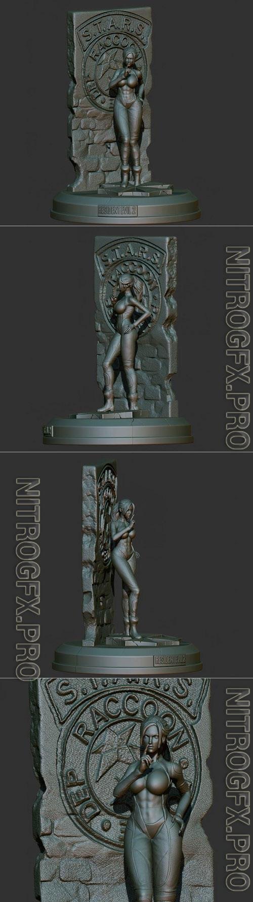 Resident Evil - Claire Redfield 3D STL
