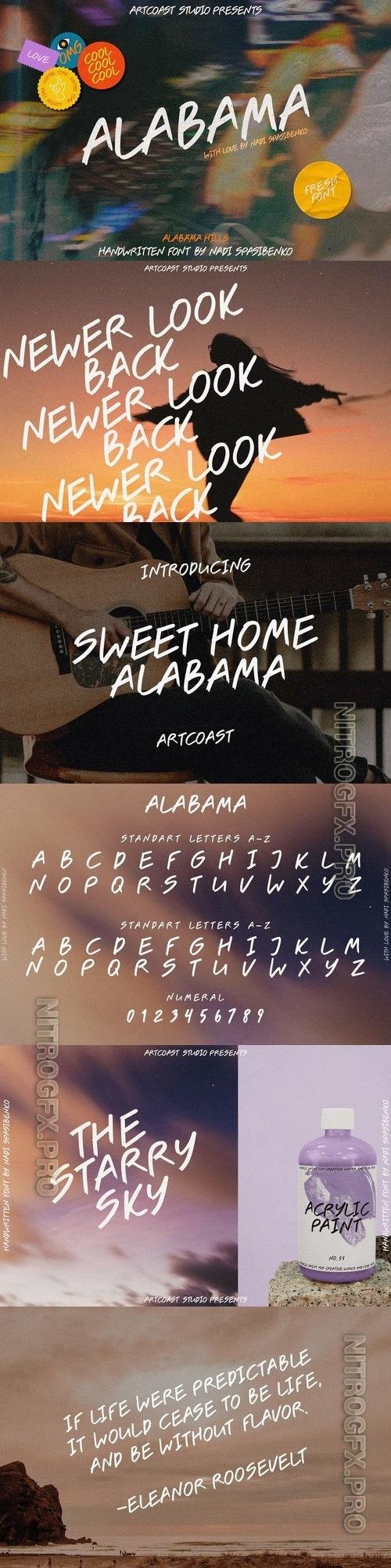Alabama Handwritten Font