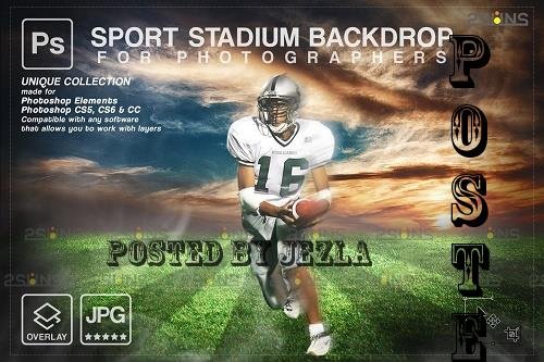 Football Backdrop Sports Digital V47 - 7395099