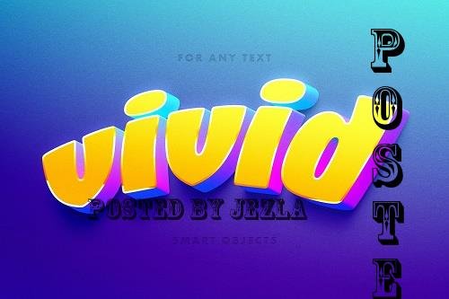 Vivid Toon 3D Text Effect - 7399399