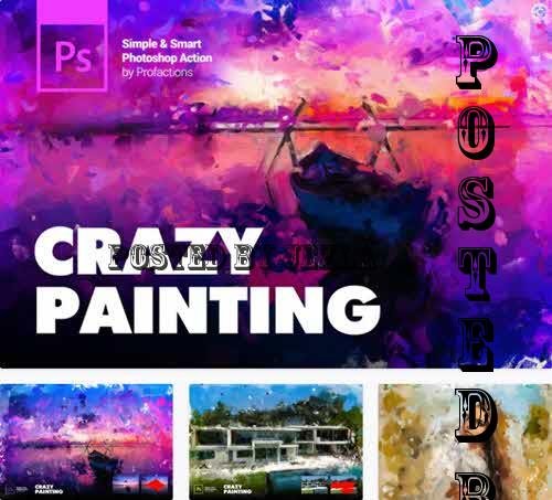 Crazy Painting Photoshop Action