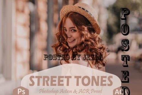 12 Street Tones Photoshop Actions - 1806827