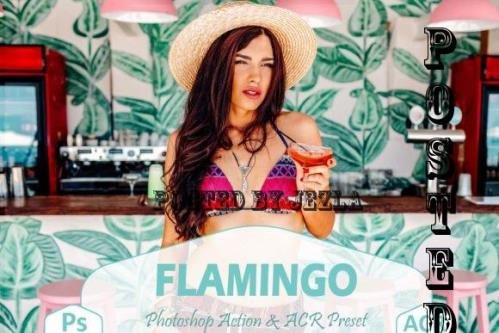 10 Flamingo Photoshop Actions And ACR Presets, Vibrant - 1932915