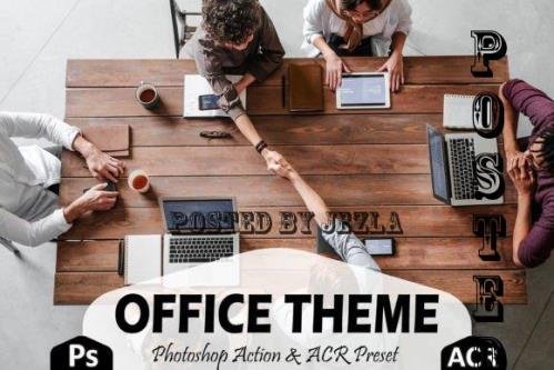 10 Office Theme Photoshop Actions And ACR Presets, Blogger - 2009763