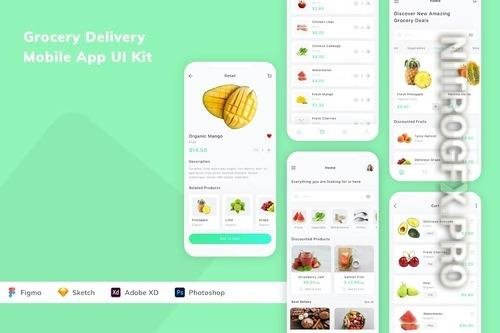 Grocery Delivery Mobile App UI Kit
